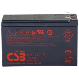 Acumulator pentru UPS CSB GP 1272F2 12 V 7.2 Ah Black