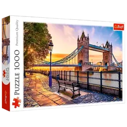Puzzle Trefl Tower Bridge, Londra (10774) Numărul de piese: 1000, Vârsta recomandată: 9+