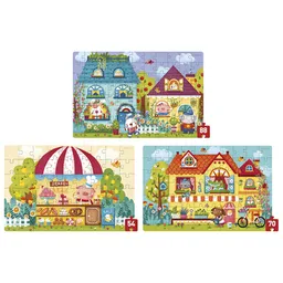 Set de puzzle-uri Mideer Orașul de basm (MD3105)