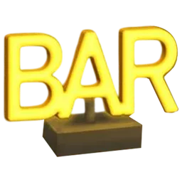 Lampă de masă fan Paladone Bar Yellow