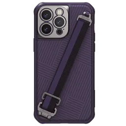 Husă pentru smartphone Apple iPhone 14 Pro Max (Strap Magnetic) Dark Purple
