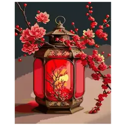 Pictură pe numere Strateg Lanterna roșie DY407