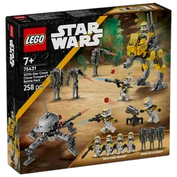 Constructor LEGO 327th Star Corps Clone Troopers Battle Pack Gray Numărul de piese 258, 7+
