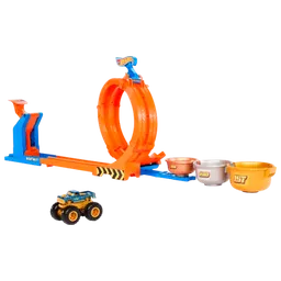 Pistă auto Hot Wheels Loop-And-Flip Trophy JBX64
Auriu
Orange