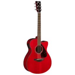 Chitară acustică Yamaha FSX800C RR Ruby Red Folk, 4/4