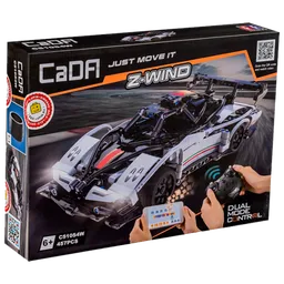 Constructor cu telecomandă CaDa Z-Wind Black Numărul de piese 457, 6+