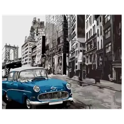 Pictură pe numere Strateg O călătorie retro DY428