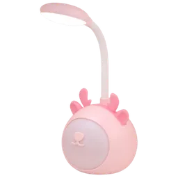 Lampă de noapte Cute Pet Cartoon Deer Pink