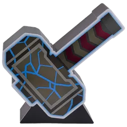 Lampă de masă fan Paladone Thors Hammer Box Gray