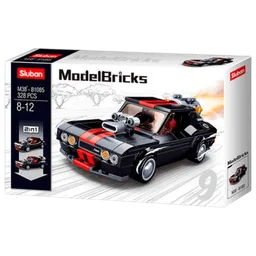 Constructor Sluban Street Racer Black Numărul de piese 328, 6+