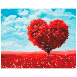 Pictură pe numere BrushMe Inima naturii BS52254