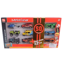 Set de mașini Metal Gear 40082 8600019440082 Black
Multicolor