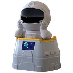 Proiector de stele Starry Sky Astronaut Outbound White