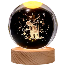 Lampă de noapte Desk lamp Little Prince Transparent