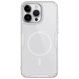 Husă pentru smartphone Apple iPhone 15 Pro (Nature Pro Magnetic) White Transparent