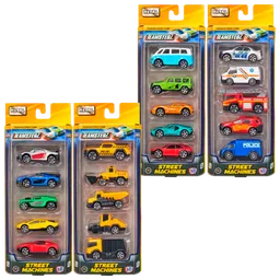 Set de mașini Teamsterz Street Machines Die-Cast 1417044
Black
Multicolor
