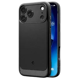 Husă pentru smartphone Apple iPhone 17 Pro (Rugged Armor) Black Black Matt