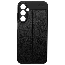 Husă pentru smartphone Samsung Galaxy A25 (Leather) Black