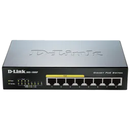 Switch D-Link DGS-1008P/ E1A Black
