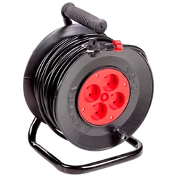 Prelungitor pe tambur Lemira U16-01 25 m Black