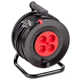 Prelungitor pe tambur Lemira U16-01 70 m Black