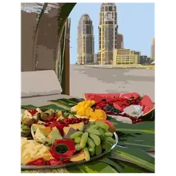 Pictură pe numere Strateg File de fructe HH014