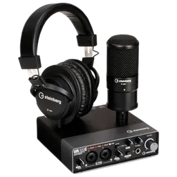 Microfon Professional Steinberg UR22C Recording Pack Black
