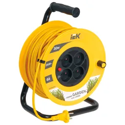 Prelungitor pe tambur IEK WKP23-06-04-30 30 m Yellow