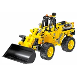 Constructor XTech 2 in 1 Construction Bulldozer & Tank Yellow Numărul de piese 261, 6+