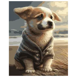 Pictură pe numere Strateg Cățelușul GS1083