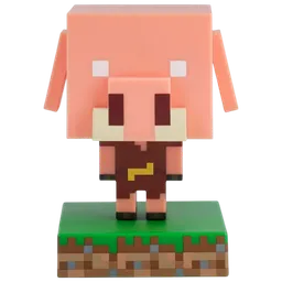 Lampă de masă fan Paladone Piglin Icon Light Cream