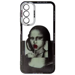 Husă pentru smartphone Samsung Galaxy A24 4G (Art Aesthetic) White Black