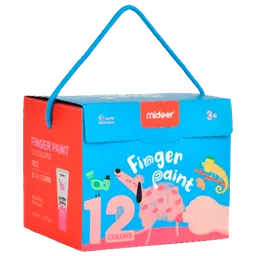 Set de creație Mideer Finger Paint Set de pictură cu degetele MD4166 Multicolor