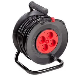 Prelungitor pe tambur Lemira U16-01 20 m Black