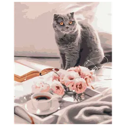 Pictură pe numere BrushMe Britanicul preferat BS51927FC