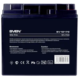 Acumulator pentru UPS Sven SV12170 12 V 17 Ah Black