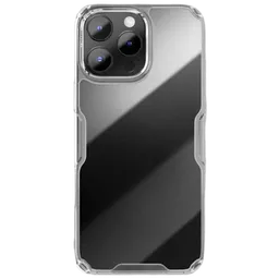 Husă pentru smartphone Apple iPhone 16 Pro Max (Nature Pro) White Transparent