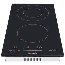 Plită încorporabilă pe gaz Tornado GTR-CD3204N Black