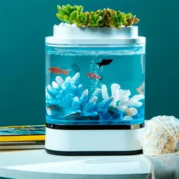 Acvariu Xiaomi Geometry Mini Fish White