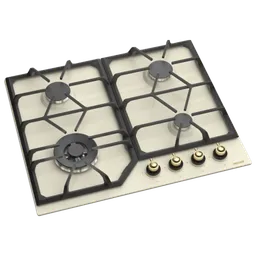 Plită încorporabilă pe gaz Wolser WL- F 6404 EN Ivory Rustic