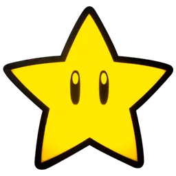 Lampă de masă fan Paladone Super Star V3 Yellow