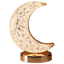 Lampă de noapte Desk lamp Moon Auriu