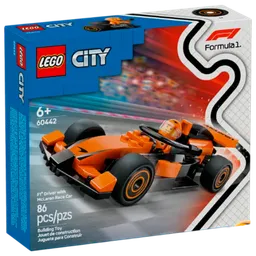 LEGO F1 Driver With Mclaren Race Car