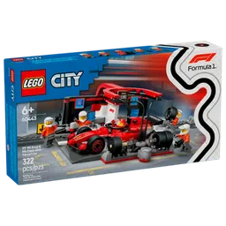 LEGO F1 Pit Stop & Pit Crew With Ferrari Car Set