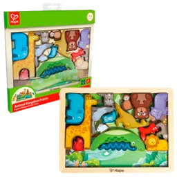 Puzzle Hape Regatul animalelor (E1656)