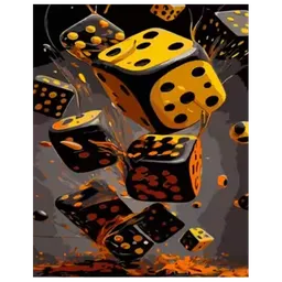 Pictură pe numere Strateg Număr norocos DY388