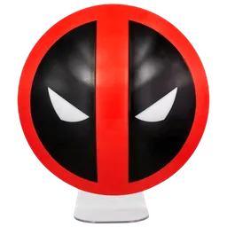 Lampă de masă fan Paladone Deadpool Logo Light V2 Red