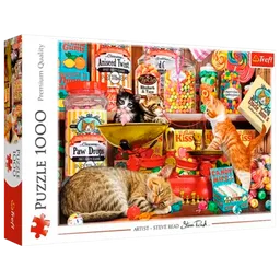Puzzle Trefl Cat treats (10630) Numărul de piese: 1000, Vârsta recomandată: 10+