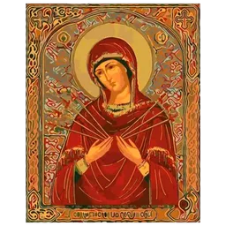 Pictură pe numere Strateg Icoană cu 7 săgeți DY022