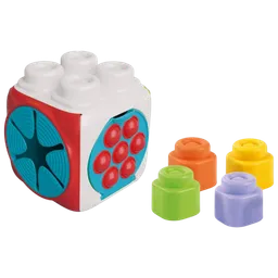 Joc educativ Clementoni Soft Clemmy Sensory Cube 17902 Multicolor